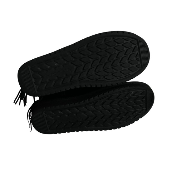 uGG Koolaburra Black Ankle Boots with Shearling Size 8 - Picture 5 of 9